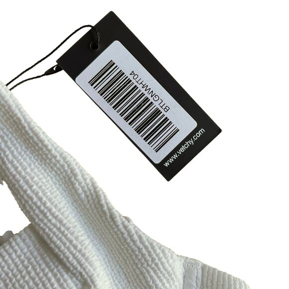 Vetchy White Ribbed Bikini Set - Picture 3 of 5